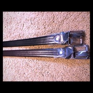 Set of men’s genuine leather belts size L